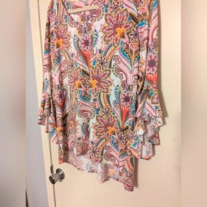 Floral Paisley Women's Top